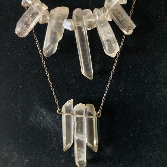 CLEAR CRYSTAL QUARTZ NECKLACES - Picture 15 of 16